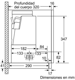 Balay 3BT860X - Campana telescópica diseño rectangular bajo mueble