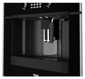 Teka CLC 855 GM - Cafetera Integrada Automática Digital 15Bar Cristal Negro