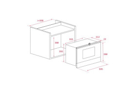 Teka 40584302 - Microondas WISH ML 822 BIS L Blanco Grill 1200W