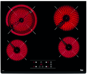 Teka 40239020 - Vitrocerámica TZ 6420 4 fuegos 60 cm x 51 cm Negro