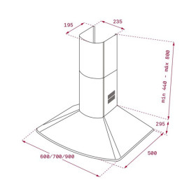 Teka 40476220 - Campana Dm 675 Decorativa 60 Cm Clase A Inoxidable