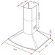 	Teka 40476230 - Campana DM 675 Decorativa 60 Cm Blanca Clase A