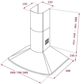 Teka 40476232 - Campana Dm 975 Decorativa 90 Cm Blanca Clase A