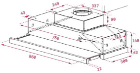 Teka 40436860 - Campana CNL 9815 Plus Telescópica 90 Cm Inoxidable