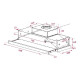 Teka 40436850 - Campana CNL 9610 Telescópica 90 Cm Inoxidable