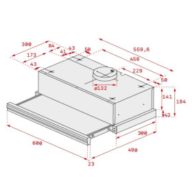Teka 40436800 - Campana CNL 6400 Telescópica 60 Cm Inoxidable