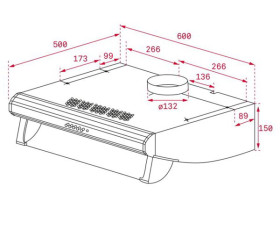 Teka C 6420 - Campana Integrada 60 Cm 2 Motores Negra Clase D