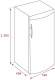 Teka 40660020 - Frigorífico 1 Puerta POLAR TNF 450 No Frost 185.5x60 Cm Clase A++