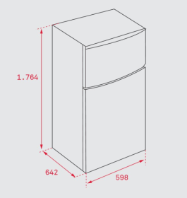 Teka 40672042 - Frigorífico FTM 410 2 Puertas 176.4x60 Cm Clase A++
