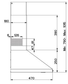 Beko CWB 6441 XN - Campana Decorativa Piramidal 60 cm Acero Inoxidable