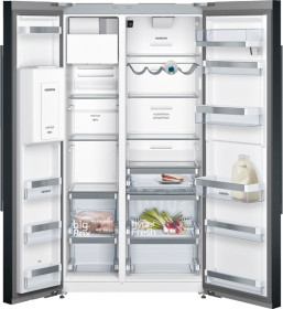 Frigorífico Siemens KA92DHB31 Americano Clase A++ 176 x 91 Cm Negro