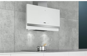 Campana Decorativa Siemens LC97FVW20 Clase A 90 Cm Cristal Blanco
