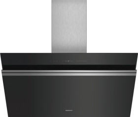 iQ700, Campana decorativa de pared, 90 cm, Cristal negro