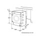 Lavadora Integrable Bosch WIA24202ES, Clase A++, 7 kg, 1.200 r.p.m, 82 cm