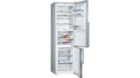 Frigorifico Acero Inox Bosch KGF39PI45, Clase A+++, 38 db, 60 x 203 cm