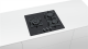 Encimera de Gas Negro Bosch PPC6A6B20, 3 fuegos, FlameSelect