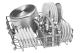 Lavavajillas Bosch SMS46CW01E Clase A+++, 46 dB, 60 cm, 13 servicios