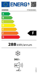 Hisense FT403D4AW1 - Congelador horizontal de 1125 x 672 x 830 mm F