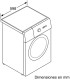 Balay 3TS999B - Lavadora ExtraSilencio 9Kg Blanco VarioPerfect A+++