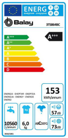 	Lavadora Balay 3TS864BC