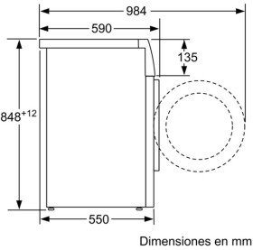 Balay 3TS864BC - Lavadora Carga Frontal Blanca 6Kg 1000 rpm VarioPerfect