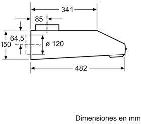 Balay 3BH293MX - Campana Bajo Mueble Acero Inoxidable Ancho 90 Cm