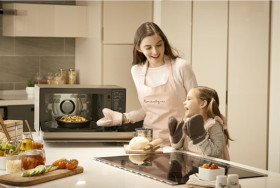 LG MJ3965ACS - Horno microondas Serie 10 Smart Inverter 4 en 1 de 39 Litros
