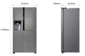 LG GSJ361DIDV - Frigorífico americano Door in door A+ Inox antihuellas