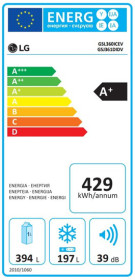 LG GSJ361DIDV - Frigorífico americano Door in door A+ Inox antihuellas