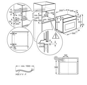 AEG KSE882220M - Horno compacto SteamBost de 45cm con 22 funciones y vapor