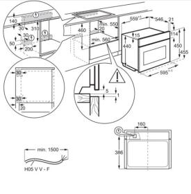 AEG KMK721000W - Horno WhiteLine Collection de 45 con función Microondas