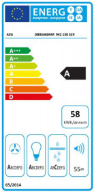 Aeg DBB5660HM - Campana Square 60Cm Silence Tech 3 Velocidades Clase A