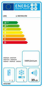 Frigorífico Aeg RXE75911TM Vinoteca + Frigorífico 1.85Cm Inoxidable