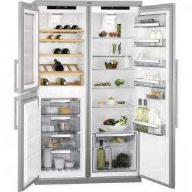 Frigorífico Aeg RXE75911TM Vinoteca + Frigorífico 1.85Cm Inoxidable