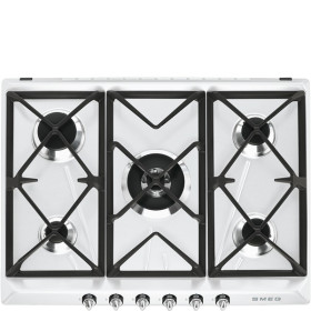 Smeg *DISCONTINUADO* SR975BGH - Encimera 70 Cm Gas Blanca 5 Quemadores