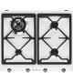 Encimera Smeg SR964BGH 60 Cm Gas Blanco 4 Quemadores