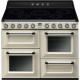 Smeg TR4110IP - Cocina Inducción Clase A 110 x 60 Cm Crema 3 Hornos