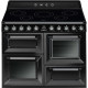 Cocina Smeg TR4110IBL Línea Victoria 110x60Cm Clase A Negro Inducción