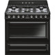 Smeg TR90BL9 - Cocina Línea Victoria 90 x 60 Cm Negro Clase A