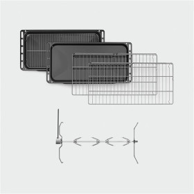 Smeg TR90BL9 - Cocina Línea Victoria 90 x 60 Cm Negro Clase A