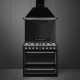Smeg TR90BL9 - Cocina Línea Victoria 90 x 60 Cm Negro Clase A