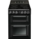 Cocina Smeg TR62IBL Línea Victoria Negra 60x60 Cm Clase A Inducción