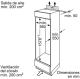 Balay 3FIB3720 - Frigorífico Dos Puertas Integrable Clase A+ 158x54.1 Cm