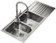 	Teka 10128006 - Fregadero Premium 2C 1E Mueble 80 Cm Reversible