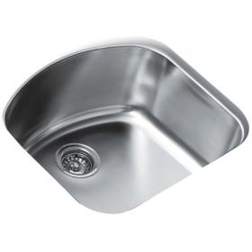 Teka 10125080 - Fregadero Be 52.46 D a Ras Mueble de 60 Cm Inox