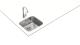 Teka BE 45.40.20 1C - Fregadero Bajo Encimera de 60 Cm Inoxidable