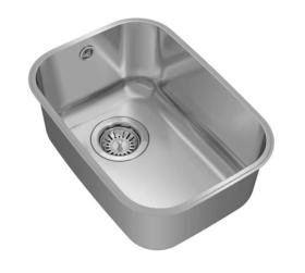 Teka BE 28.40 - Fregadero Una Cubeta Bajo Encimera Mueble de 45 Cm