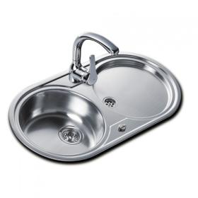 	Teka 10109006 - Fregadero Dueta 1C 1E Reversible Mueble de 60 Cm Inox