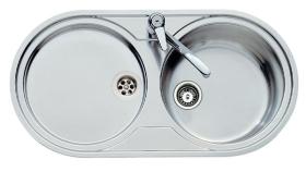 Teka *DISCONTINUADO* 10109006 - Fregadero Dueta 1C 1E Reversible Mueble de 60 Cm Inox