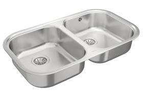 Teka Stylo 2C - Fregadero 2 Cubetas Reversible Mueble 80 Cm Inoxidable